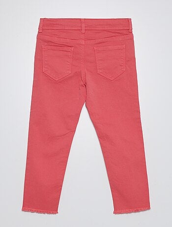 Pantacourt skinny à taille haute
