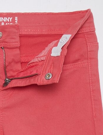 Pantacourt skinny à taille haute