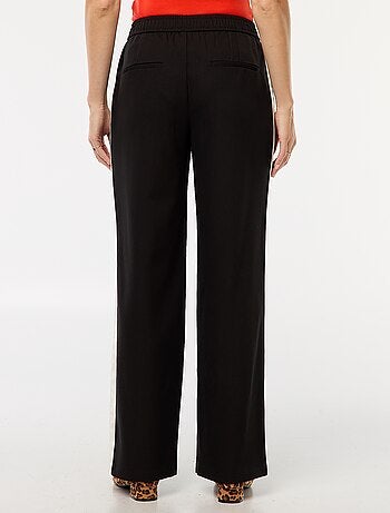 Pantalon à pinces avec bandes sur le côté