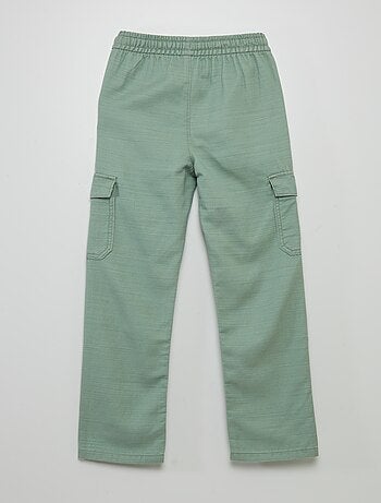 Pantalon avec poches à rabat