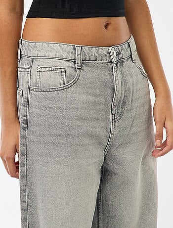 Pantalon baggy taille basse à 5 poches