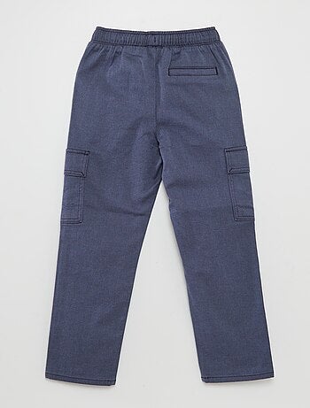 Pantalon chevrons avec poches à rabats