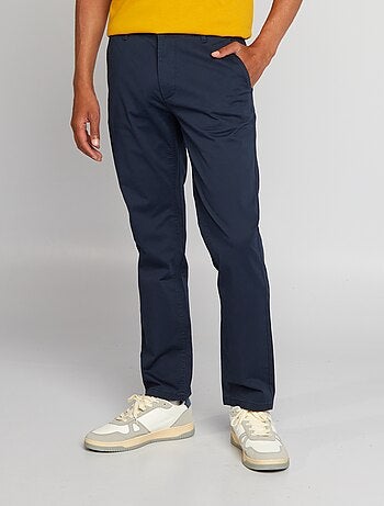 Pantalon chino en coton stretch L34