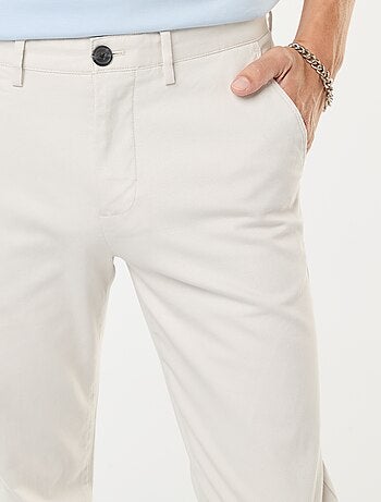 Pantalon chino en twill