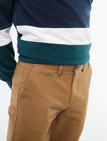 Pantalon chino en twill