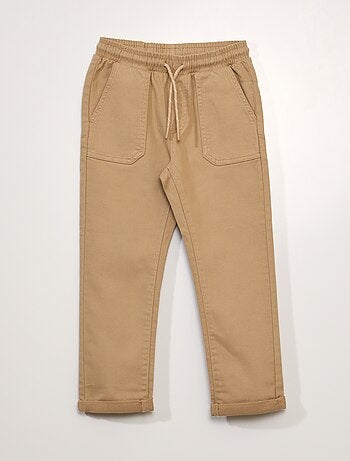 Pantalon chino esprit jogging
