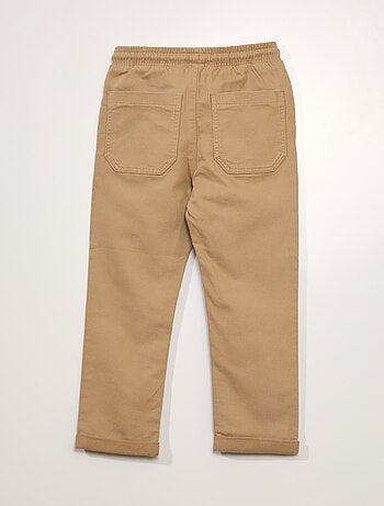 Pantalon chino esprit jogging