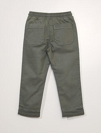 Pantalon chino esprit jogging