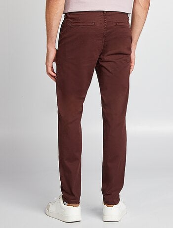 Pantalon chino slim