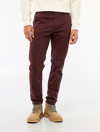 Pantalon chino slim