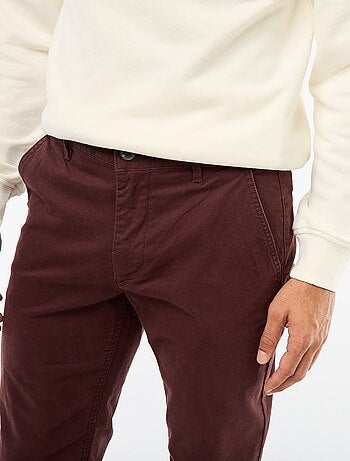 Pantalon chino slim