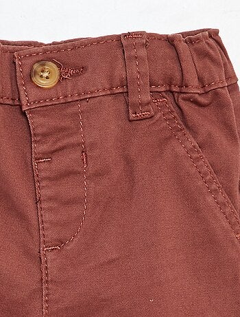 Pantalon chino uni