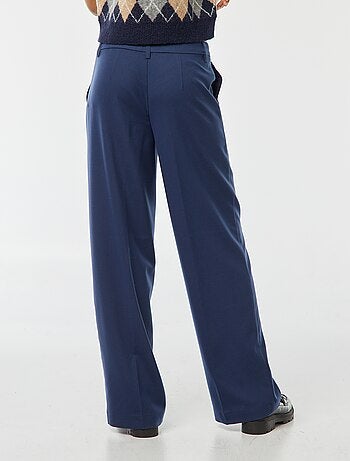 Pantalon city large à pinces