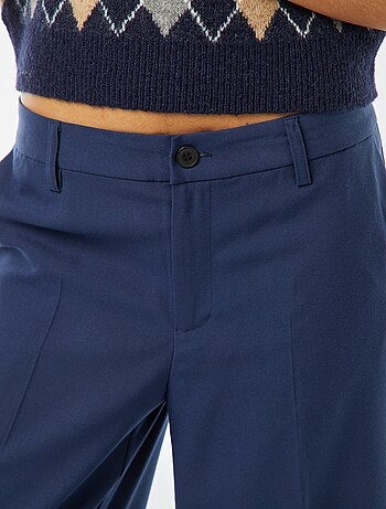 Pantalon city large à pinces