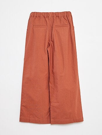 Pantalon coloré wide leg