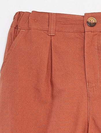Pantalon coloré wide leg