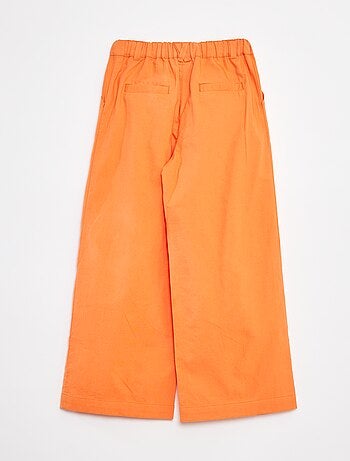 Pantalon coloré wide leg
