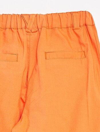 Pantalon coloré wide leg