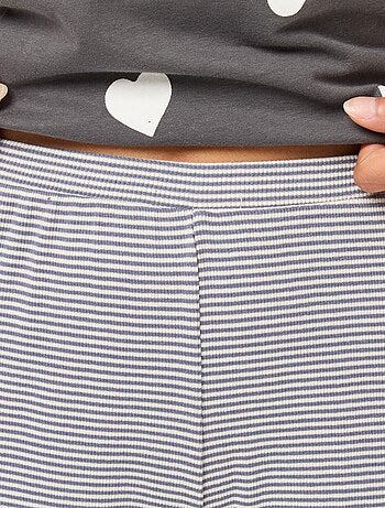 Pantalon côtelé de nuit