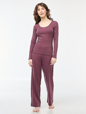 Pantalon côtelé de nuit