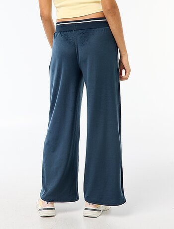 Pantalon de jogging large en velours