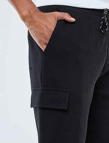 Pantalon de jogging multi-poches uni