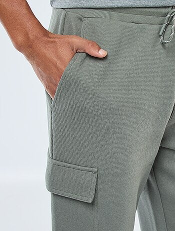 Pantalon de jogging multi-poches uni