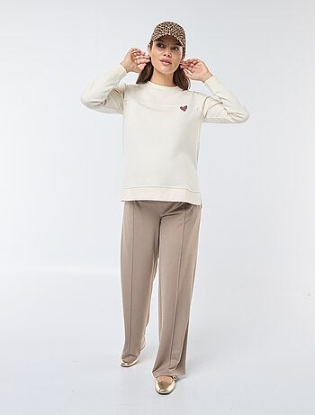Pantalon de maternité coupe droite