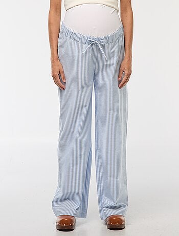 Pantalon de maternité rayé