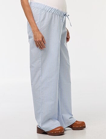 Pantalon de maternité rayé