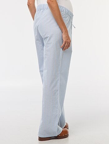 Pantalon de maternité rayé
