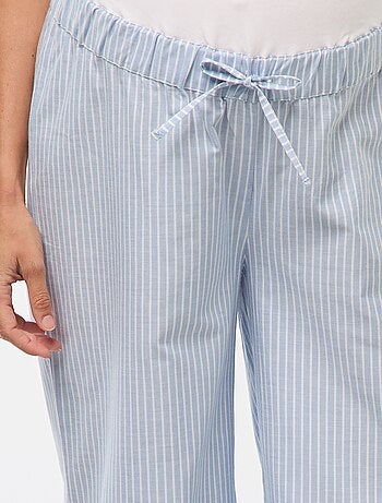 Pantalon de maternité rayé