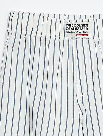 Pantalon de pyjama en popeline