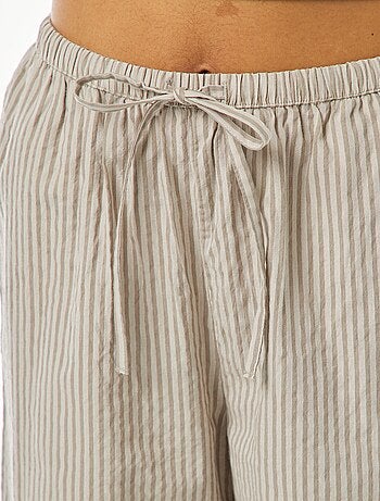 Pantalon de pyjama rayé