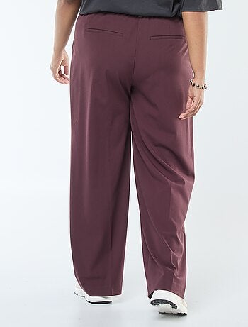 Pantalon de tailleur à taille haute et coupe large / wide leg