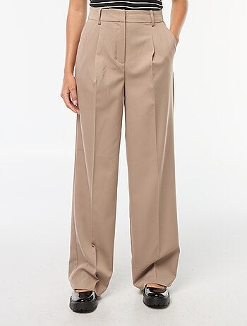 Pantalon de tailleur coupe large