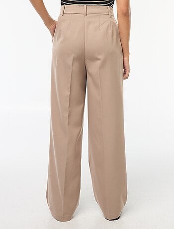 Pantalon de tailleur coupe large