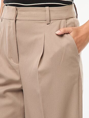 Pantalon de tailleur coupe large