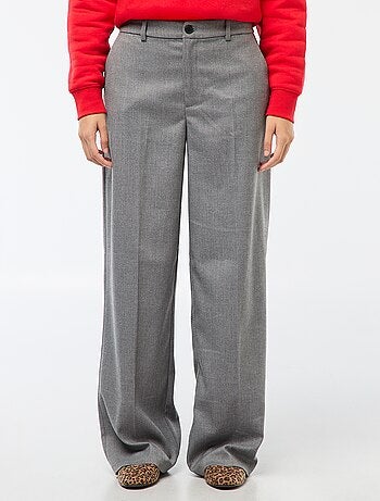 Pantalon de tailleur en flanelle