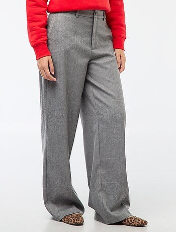 Pantalon de tailleur en flanelle