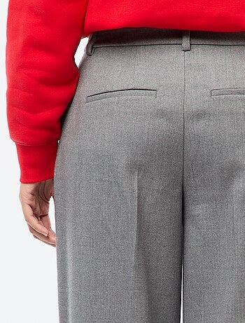 Pantalon de tailleur en flanelle