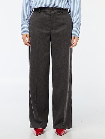 Pantalon de tailleur en flanelle