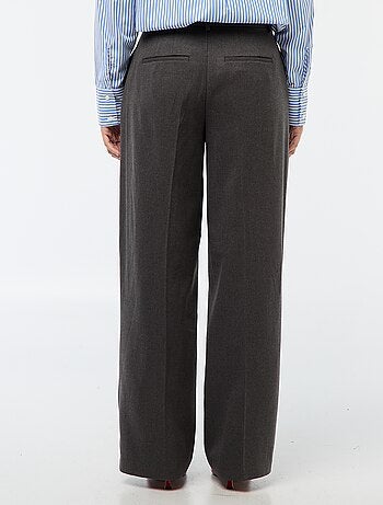 Pantalon de tailleur en flanelle