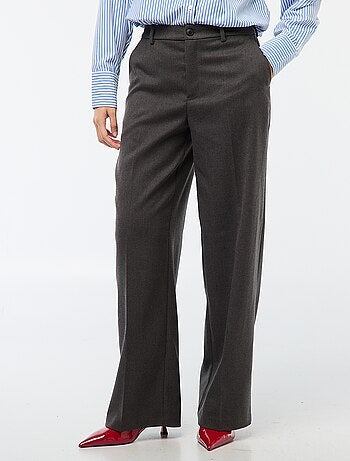 Pantalon de tailleur en flanelle