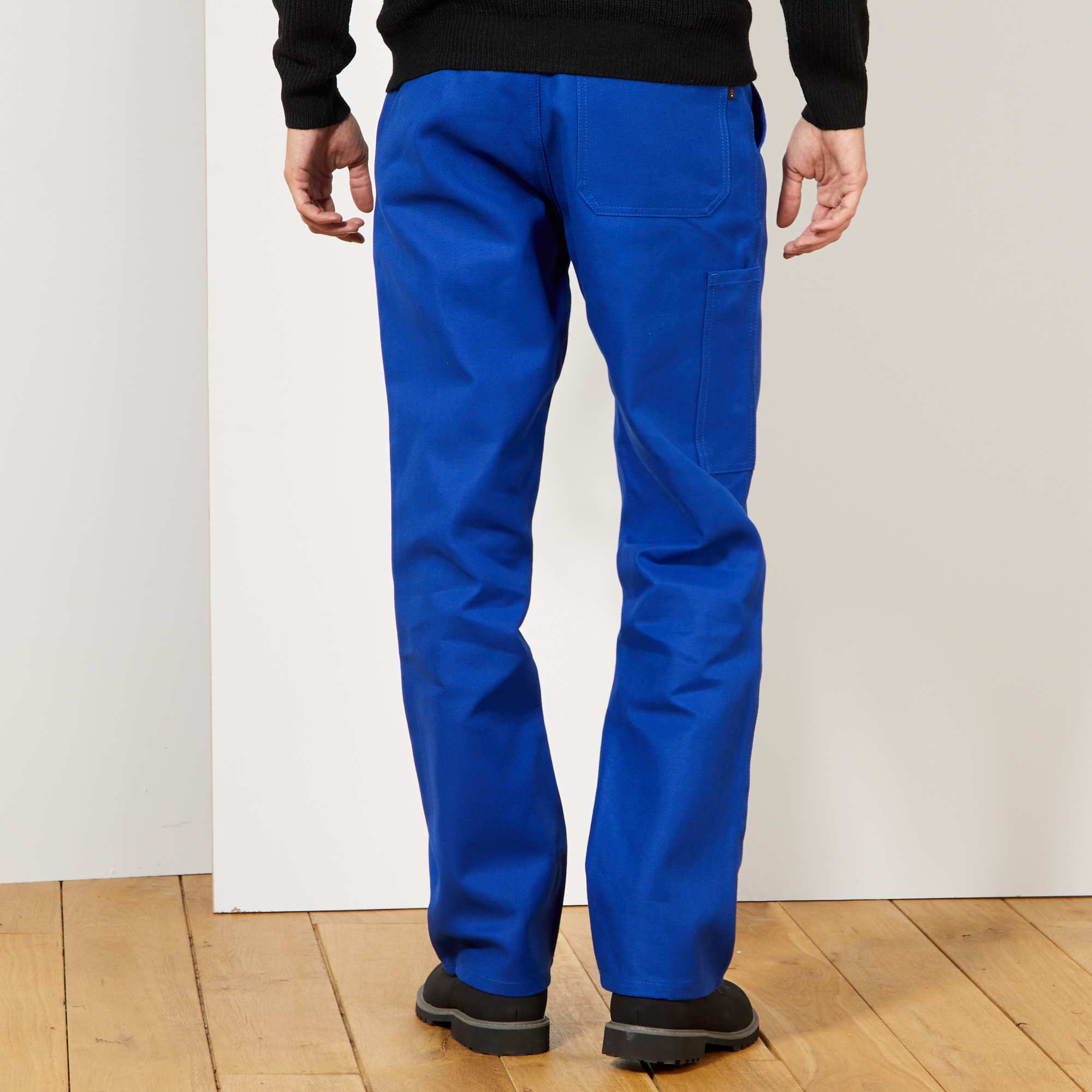 Pantalon De Travail Homme Bleu Kiabi