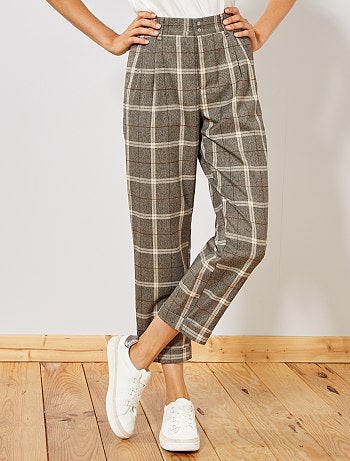 Pantalon de ville taille haute - Kiabi