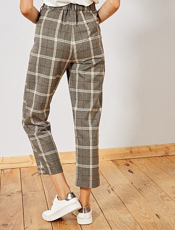 Pantalon de ville taille haute - Kiabi