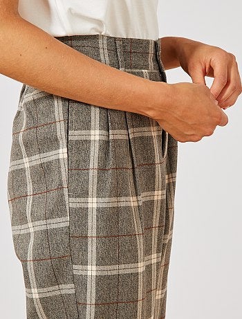 Pantalon de ville taille haute - Kiabi