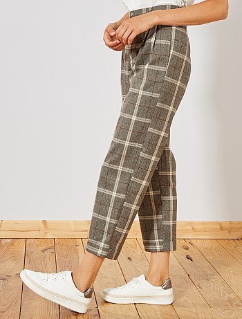 Pantalon de ville taille haute - Kiabi