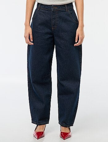 Pantalon denim barrel fit